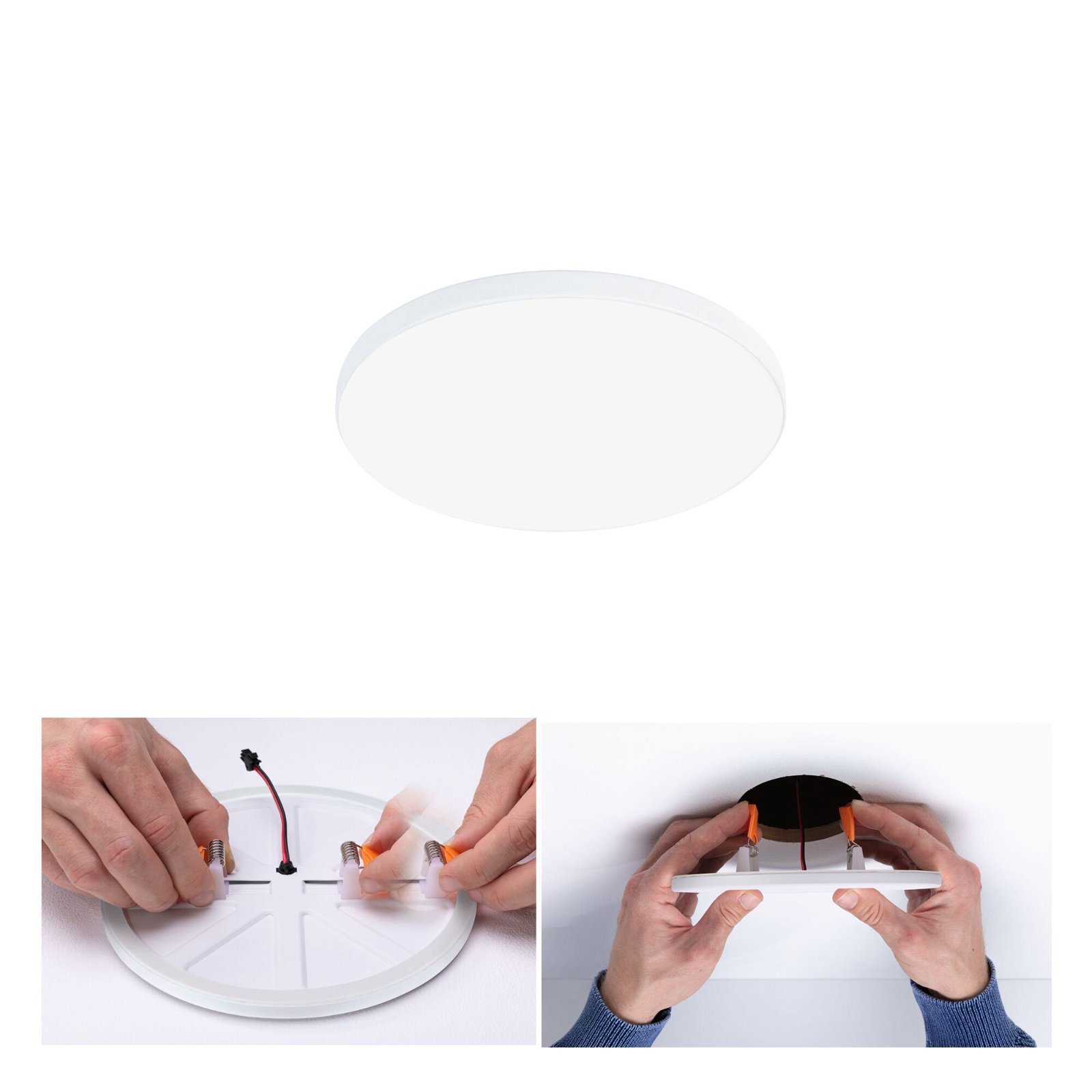 Levně P 79933 VariFit LED vestavné svítidlo Veluna Edge IP44 kruhové 120mm 4000K bílá - PAULMANN