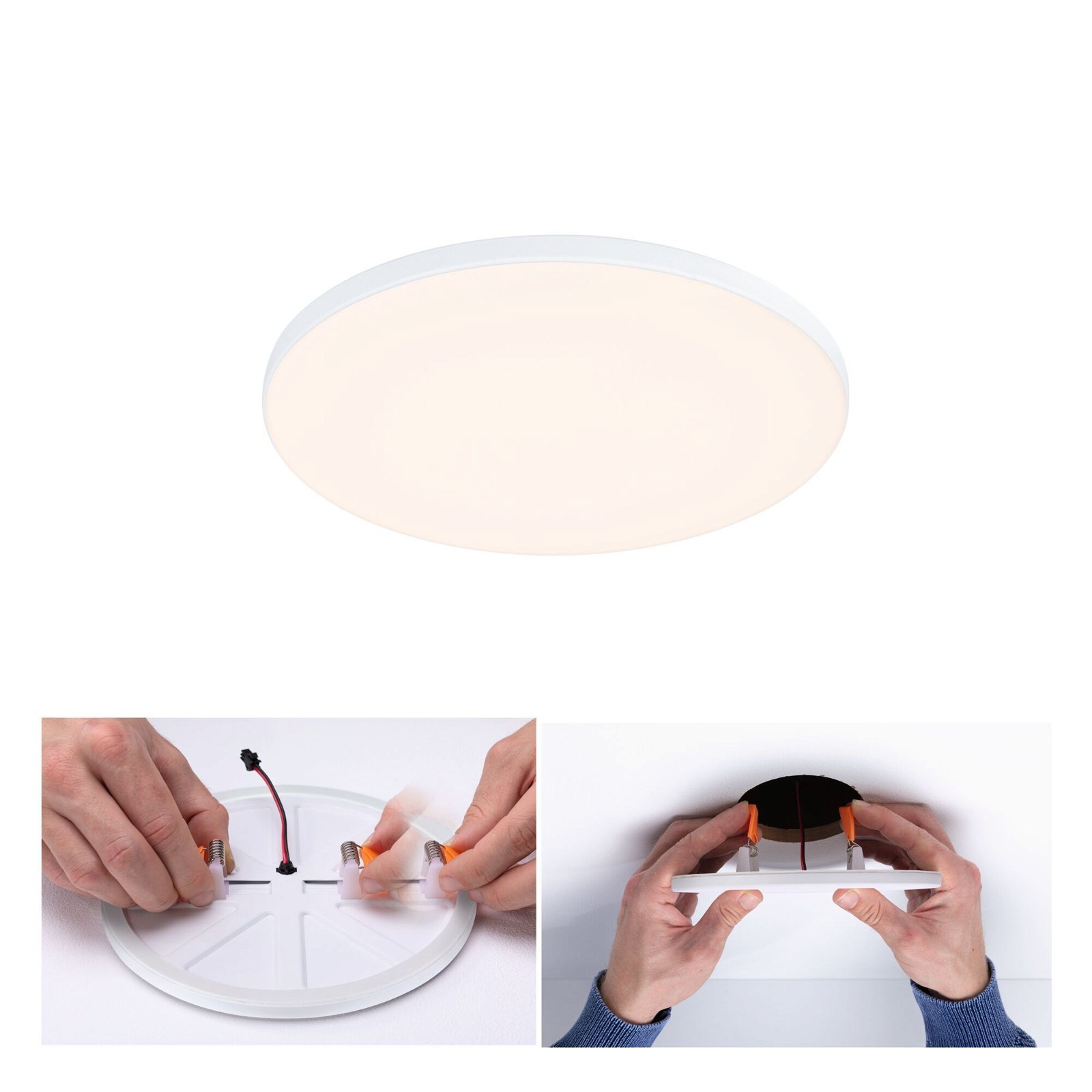 P 79940 VariFit LED vestavné svítidlo Veluna Edge IP44 kruhové 160mm 3000K bílá - PAULMANN