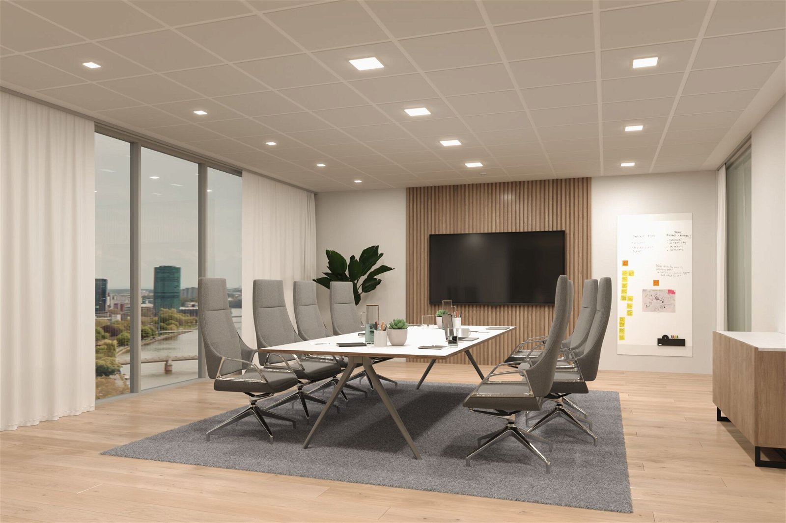 P 79949 VariFit LED vestavné svítidlo Veluna Edge IP44 hranaté 200x200mm 3000K bílá stmívatelné - PAULMANN (obrázek 6)