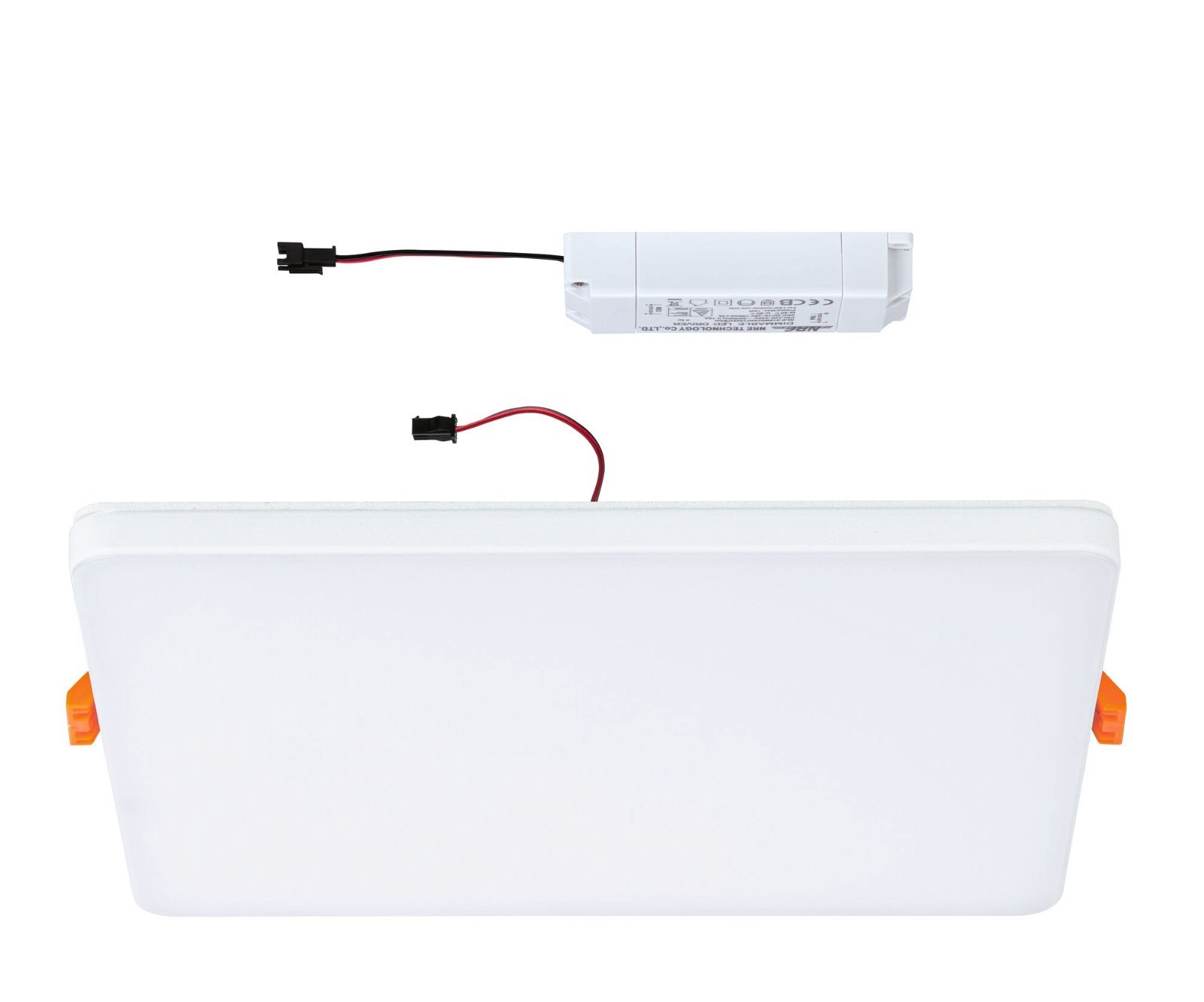 P 79949 VariFit LED vestavné svítidlo Veluna Edge IP44 hranaté 200x200mm 3000K bílá stmívatelné - PAULMANN (obrázek 11)