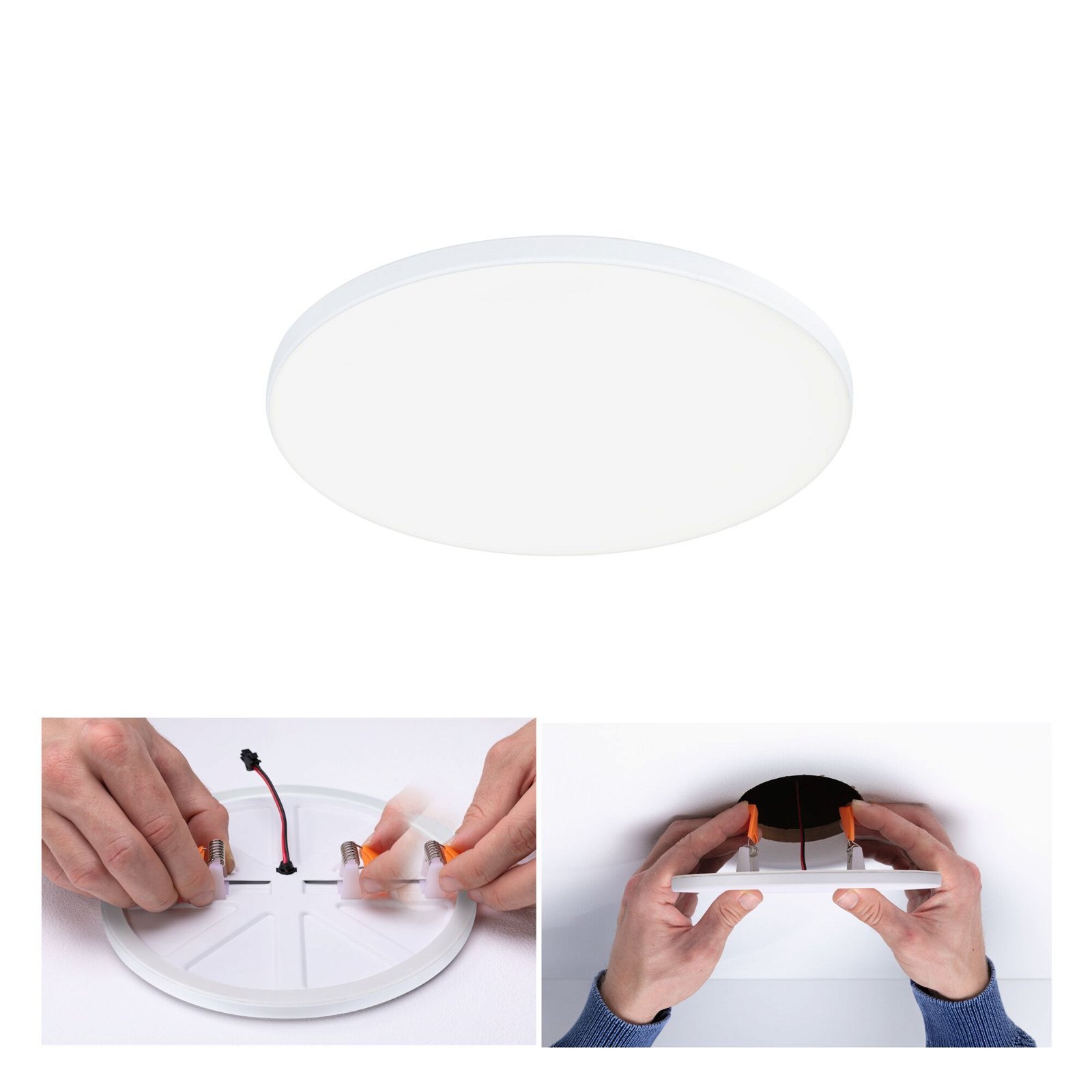 P 79951 VariFit LED vestavné svítidlo Veluna Edge IP44 kruhové 160mm 4000K bílá stmívatelné - PAULMANN