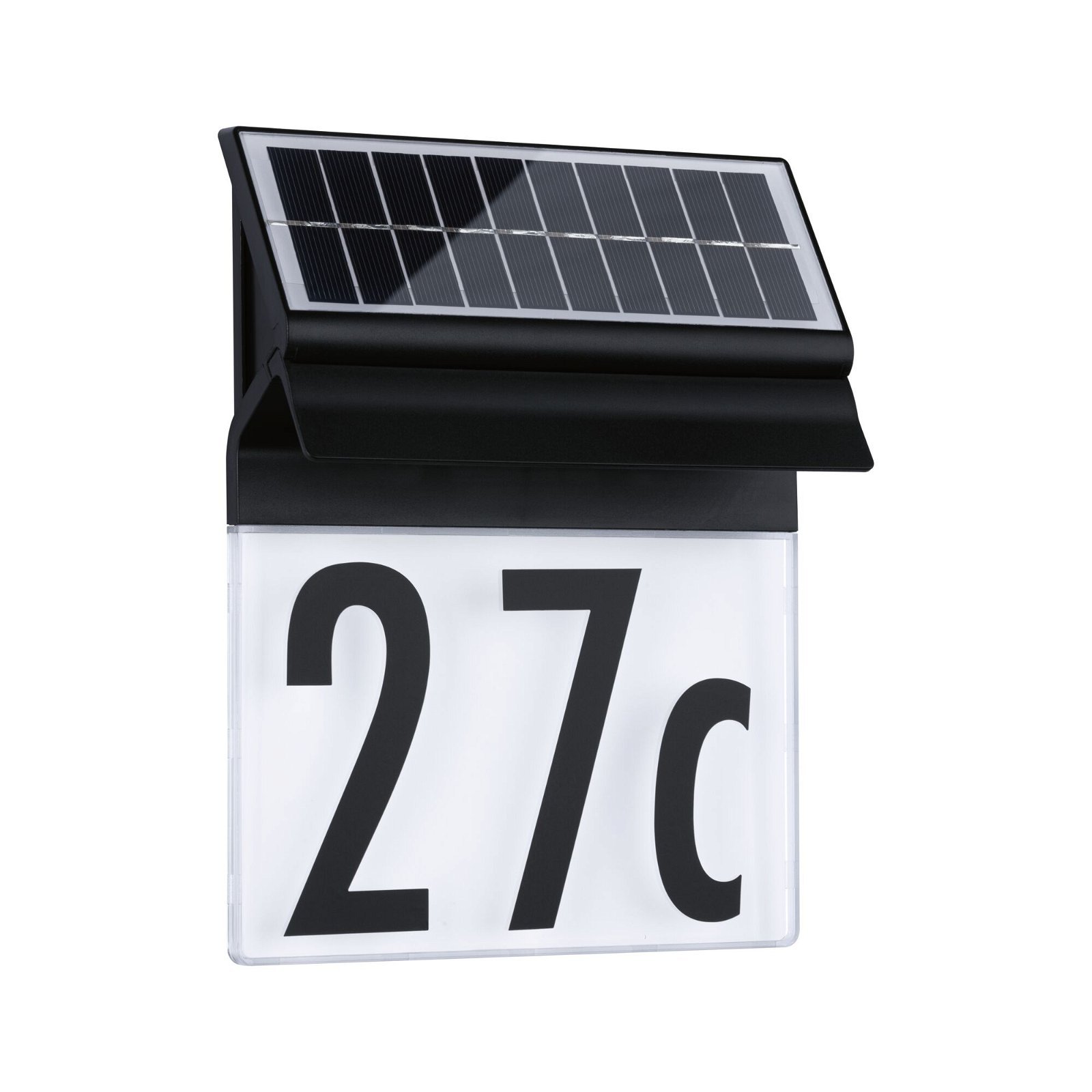 P 94694 Solární LED domovní číslo a svítidlo Neda IP44 3000K černá - PAULMANN (obrázek 9)