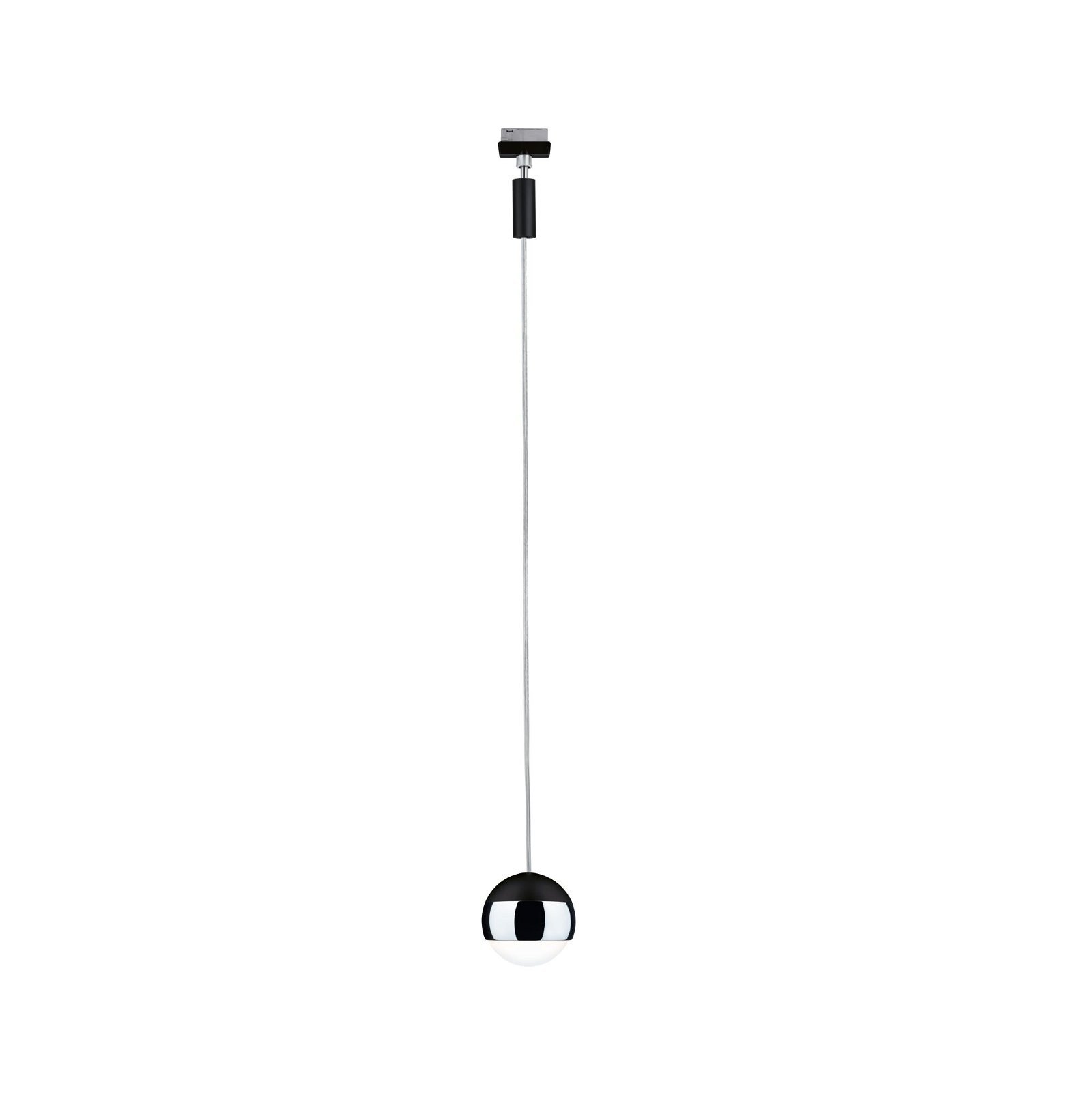 P 96808 URail LED závěs Capsule II 6W 2700K stmívatelné 230V černá mat/chrom - PAULMANN (obrázek 7)