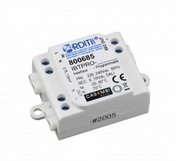 CAS 800685 Modul ovládání CBU-ASD Casambi pro stmívání DALI a 0-10V, push button