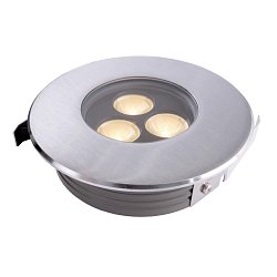 Obrázek pro produkt AKCE - LED Zápustné zemní svítidlo Flat 3 x 2W teplá bílá 15° - DEKOLIGHT