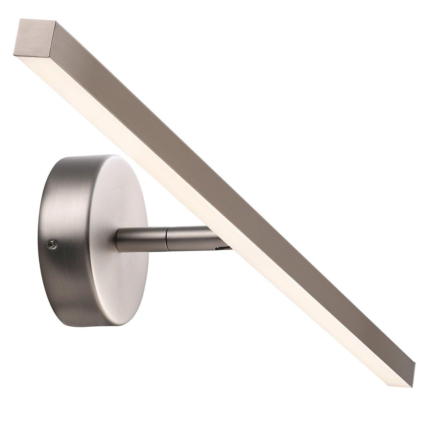 Levně NOR 83071032 IP S13 60 nástěnné svítidlo do koupelny broušená ocel - NORDLUX
