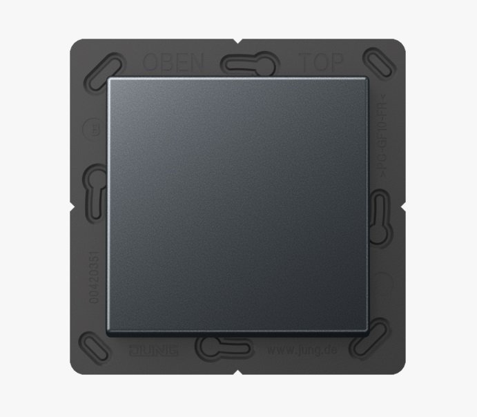 JU BLEA590ANM Vypínač 1-tlačítko (2 kanály) Bluetooth Low Energy A-série matný antracit - JUNG