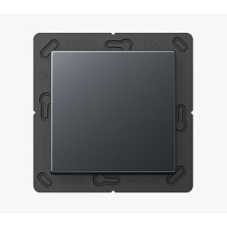 Obrázek pro produkt Vypínač 1-tlačítko (2 kanály) Bluetooth Low Energy A-série matný antracit - JUNG