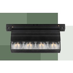 Obrázek pro produkt VÝPRODEJ VZORKU - Svítidlo Slim Wall Washer do lišty Alarik Slim 15W 3000K 1100lm černé DALI - BPM (starý kód: 11550.BK.3K.DA)