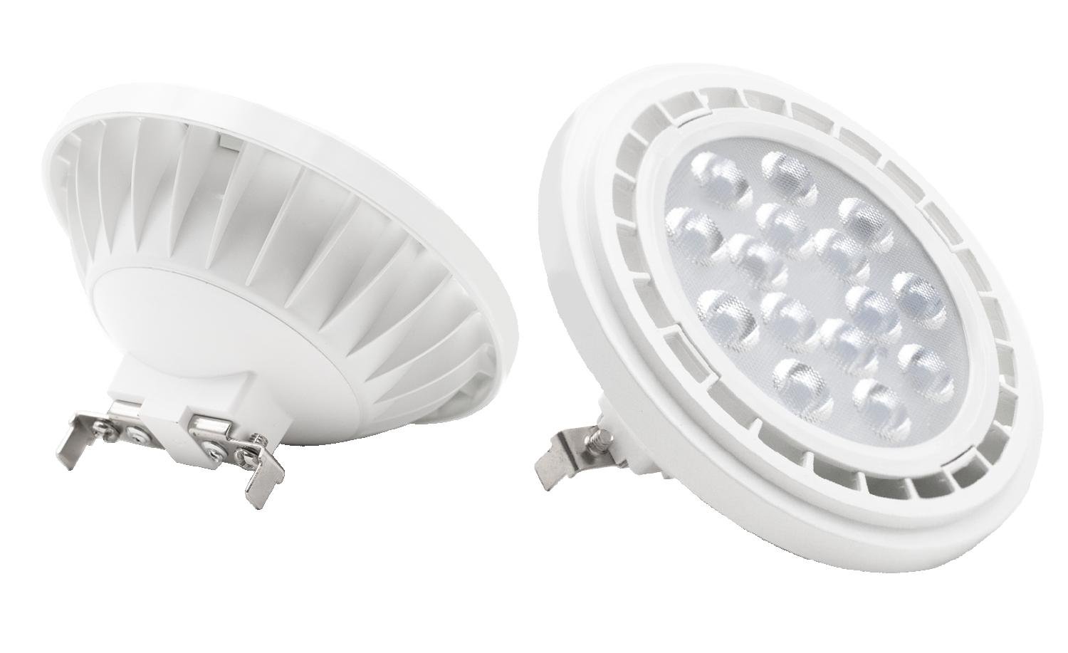 CEN SLAR111-124040 AR111 LED SUPERLED 11W AR111 4000K 30d G53 12VAC/DC 111x65mm IP20 - CENTURY