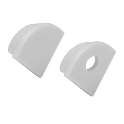 Obrázek pro produkt Koncovka pro profil Pro C1 kulatý šedá 2x - TLG