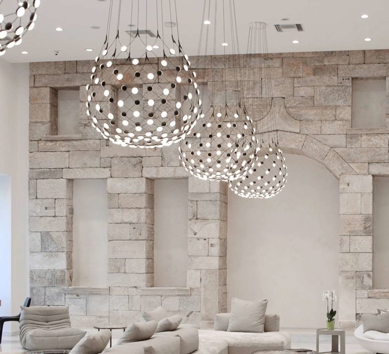 Obrázek produktu Závěsné svítidlo MESH korpus 100cm 2700K 61W LED vč.závěsného systému 1m a bezdrátového ovládání (starý kód: LUCE 1D86KW101001A) - LUCEPLAN 2 Obrázek produktu Závěsné svítidlo MESH korpus 100cm 2700K 61W LED vč.závěsného systému 1m a bezdrátového ovládání (starý kód: LUCE 1D86KW101001A) - LUCEPLAN 2