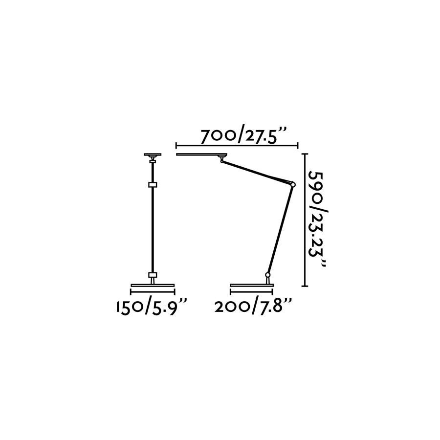 FARO 52071 ITO LED, černá kancelářská stolní lampa - FARO (obrázek 3)