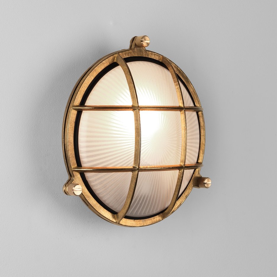 Levně AST 1376005 Nástěnné / stropní svítidlo Thurso Round IP44 E27 42W mosaz - ASTRO Lighting