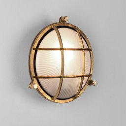 Obrázek pro produkt Nástěnné / stropní svítidlo Thurso Round IP44 E27 42W mosaz - ASTRO Lighting