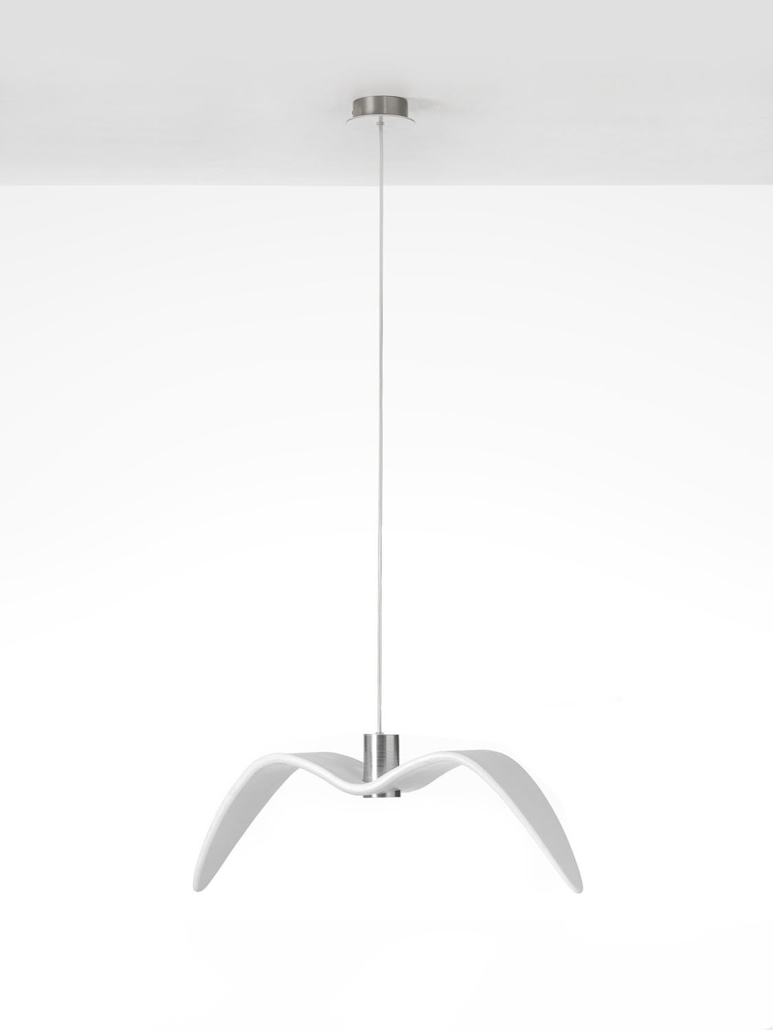 BRO PC00964_004 Night Birds, závěsné svítidlo, 5W LED, triplex opal BROKISGLASS / transparentní kabel, délka 61cm - BROKIS A
