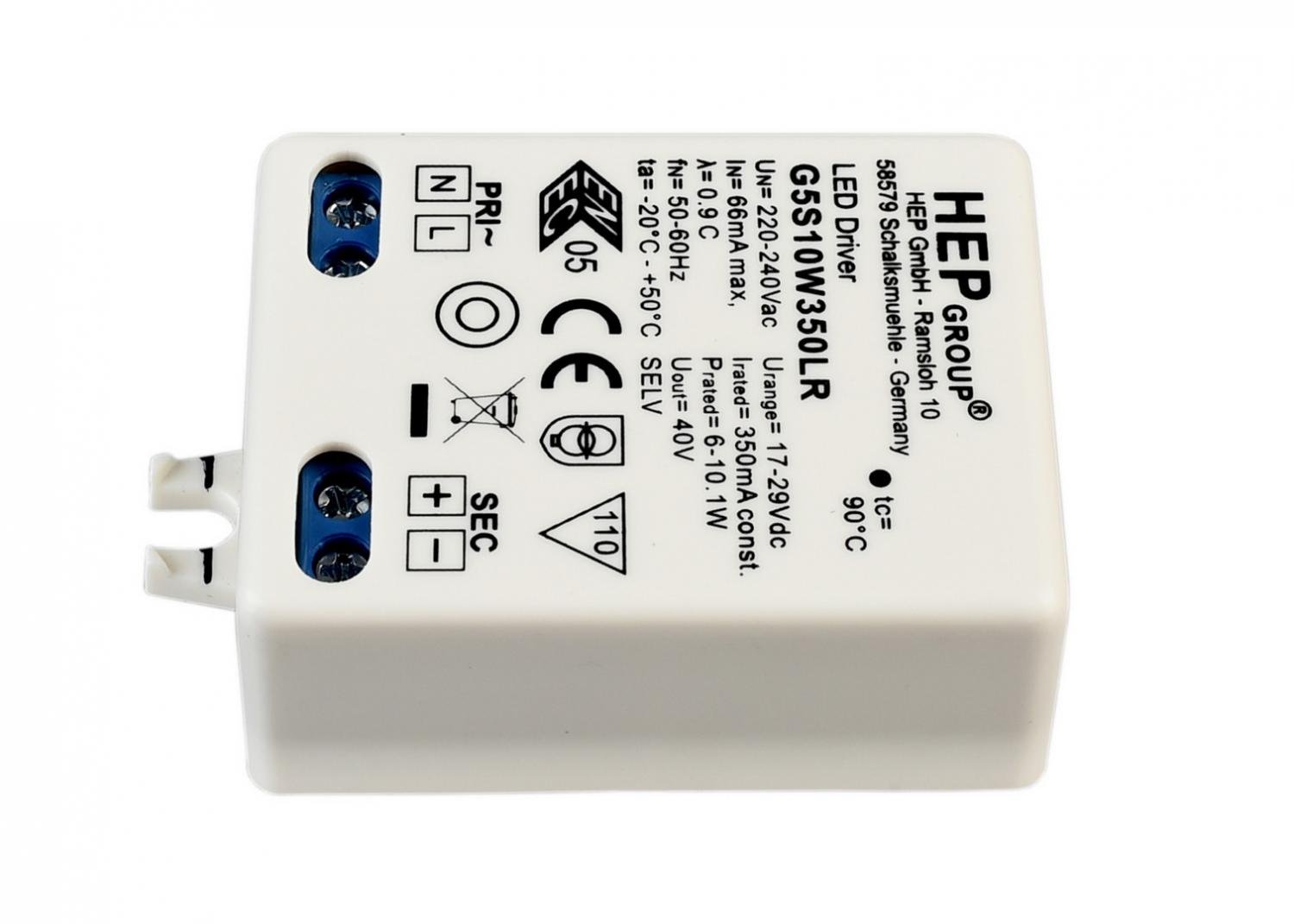 IMPR 862239 Deko-Light LED-napájení CC, G5S10W350LR konstantní proud 350 mA IP20 17-29V DC 6,00-10,00 W - LIGHT IMPRESSIONS
