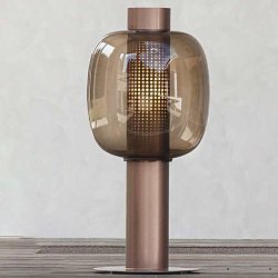 Obrázek pro produkt Stojací lampa BONBORI LARGE 798mm hnědá kouřová / měď / kabel černý - BROKIS A