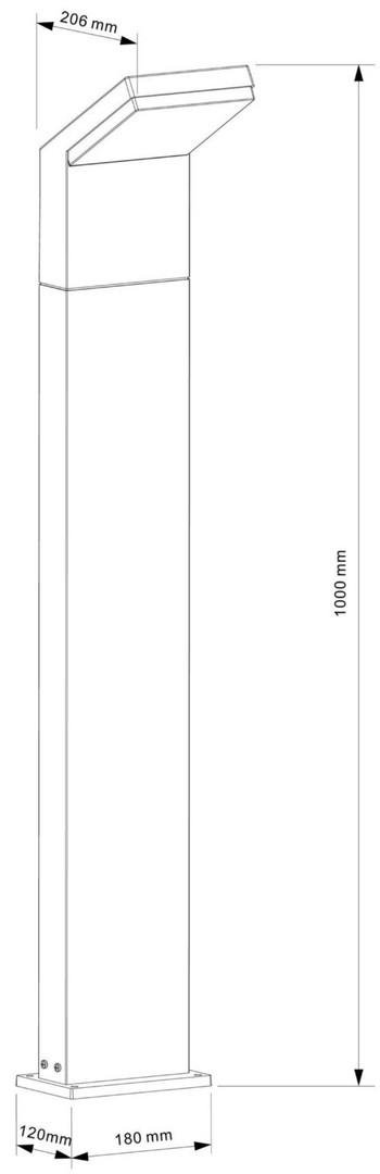 Obrázek produktu Venkovní svítidlo sloupkové Tucanae 18W 3000K šedé - LIGHT IMPRESSIONS
 7 Obrázek produktu Venkovní svítidlo sloupkové Tucanae 18W 3000K šedé - LIGHT IMPRESSIONS
 7