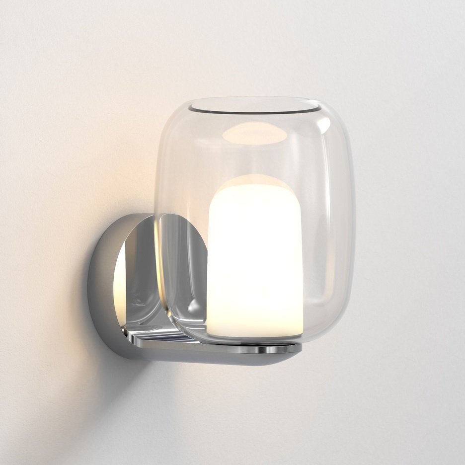 Levně AST 1450001 Nástěnné svítidlo Aquina chrom / sklo - ASTRO Lighting