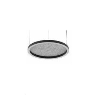 Levně BPM 230010.95.PN.50-BK.ST.9.30.DA Závěsné svítidlo ALBERTA SOFT LED 129W Ø950mm černé 3000K DALI SILICONE akustická výplň - BPM