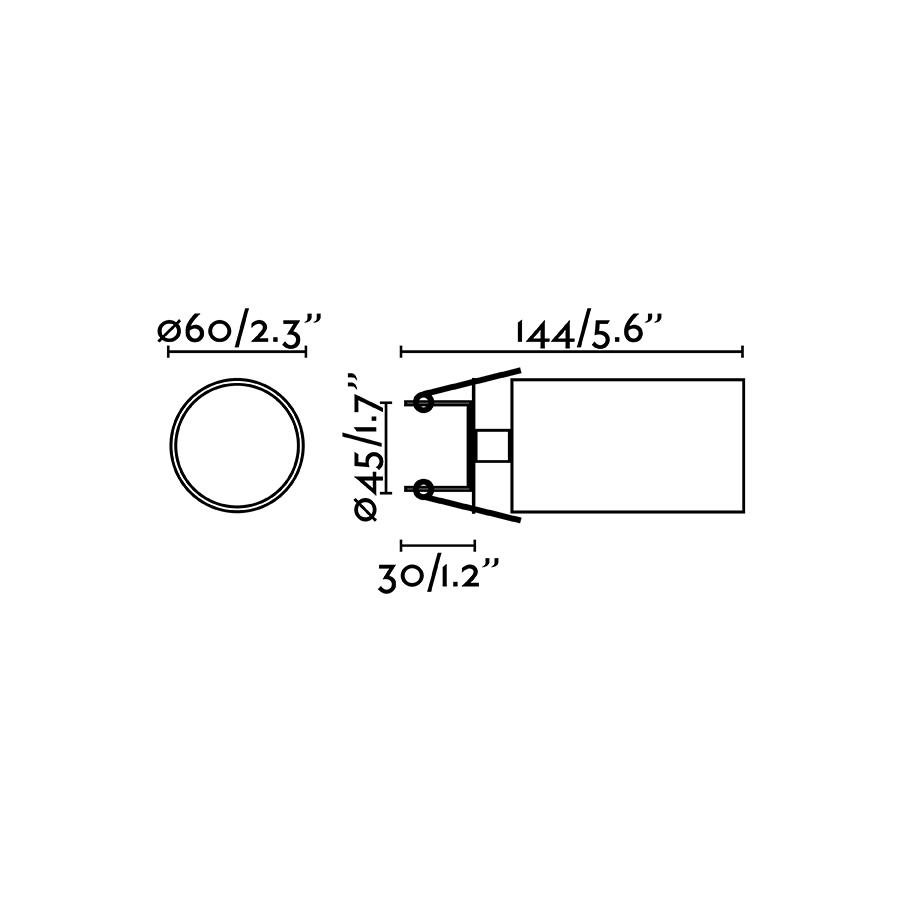 FARO 43753 STAN zapuštěné stropní svítidlo, černá - FARO (obrázek 3)