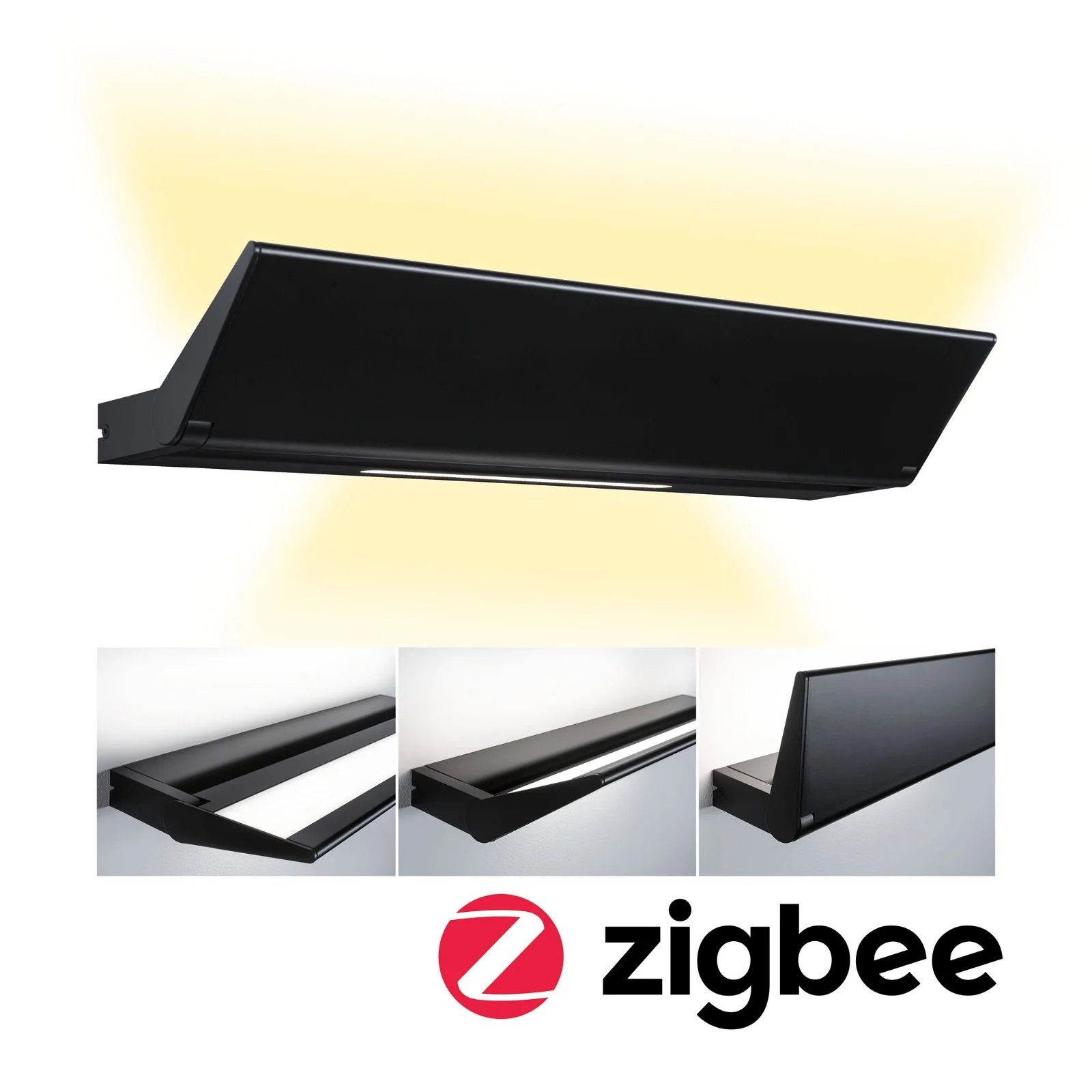 P 79507 Nástěnné svítidlo Ranva Zigbee Tunable White LED černé 230V - PAULMANN