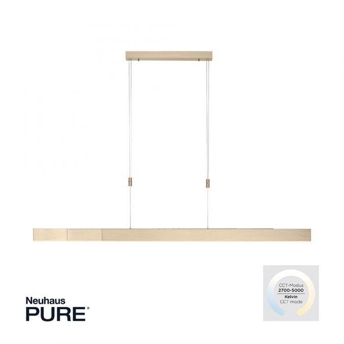 PN 2525-60 Svítidlo závěsné PURE-MOTO LED 3x 13W 2700-5000K nastavitelné zlatá imperial - PAUL NEUHAUS