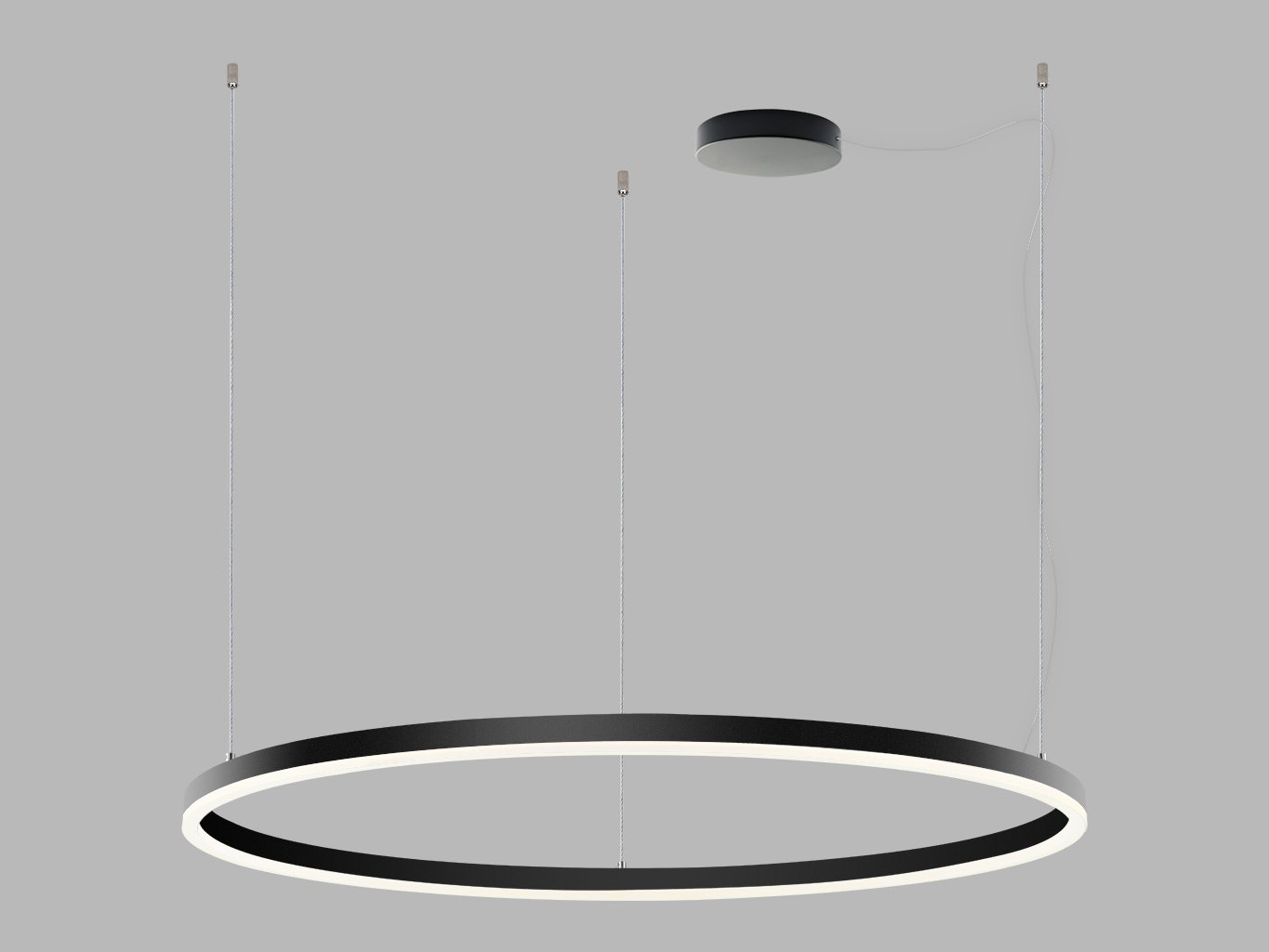 LED2 3273433DT Svítidlo CIRCLE 100 P-Z, B TRIAC DIM 80W 3000K závěsná černá - LED2 Lighting
