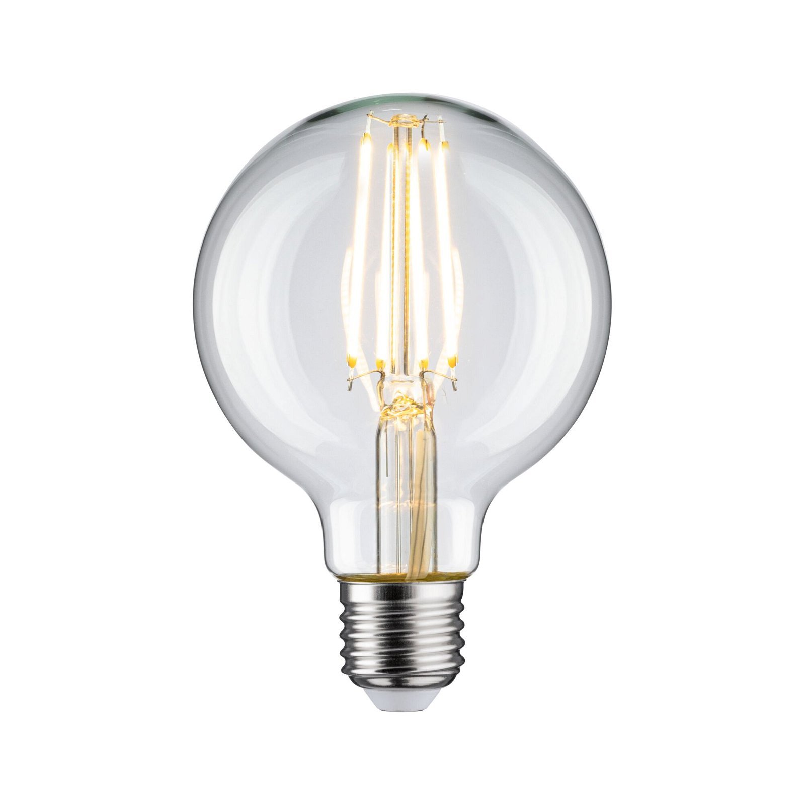 P 28956 Filament 230V LED Globe G80 E27 7,5W 2700K čirá - PAULMANN