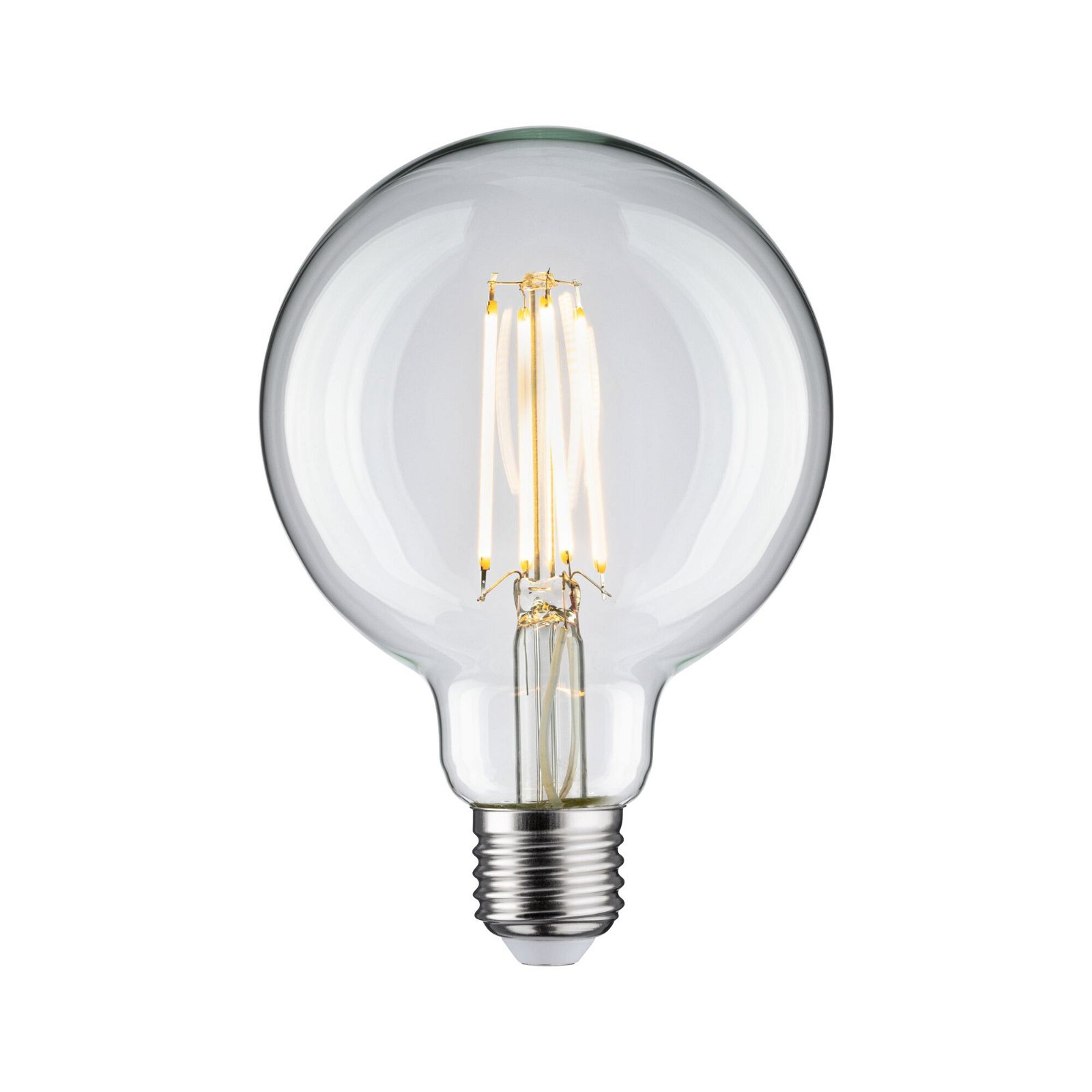 P 28957 Filament 230V LED Globe G95 E27 7,5W 2700K čirá - PAULMANN