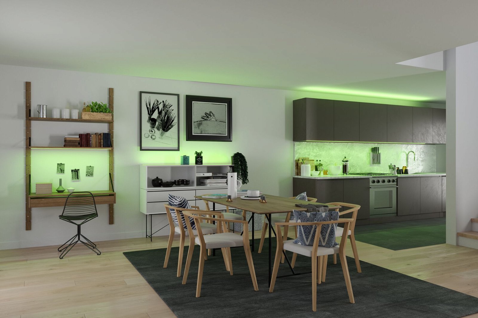 P 78864 SimpLED LED Strip Full-Line COB kompletní sada 3m 22W 840LEDs/m RGB 24VA - PAULMANN (obrázek 7)