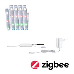 Obrázek pro produkt MaxLED 250 LED Strip Smart Home Zigbee RGBW s krytím základní sada 1,5m IP44 9W 30LEDs/m RGBW+ 24VA - PAULMANN