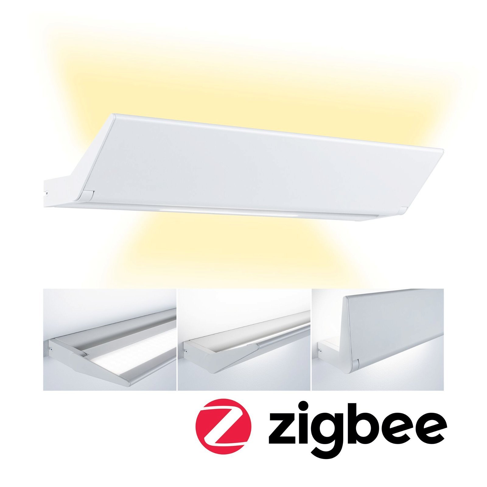 P 79508 LED nástěnné svítidlo Smart Home Zigbee Ranva měnitelná bílá / 230V 13W stmívatelné bílá mat - PAULMANN