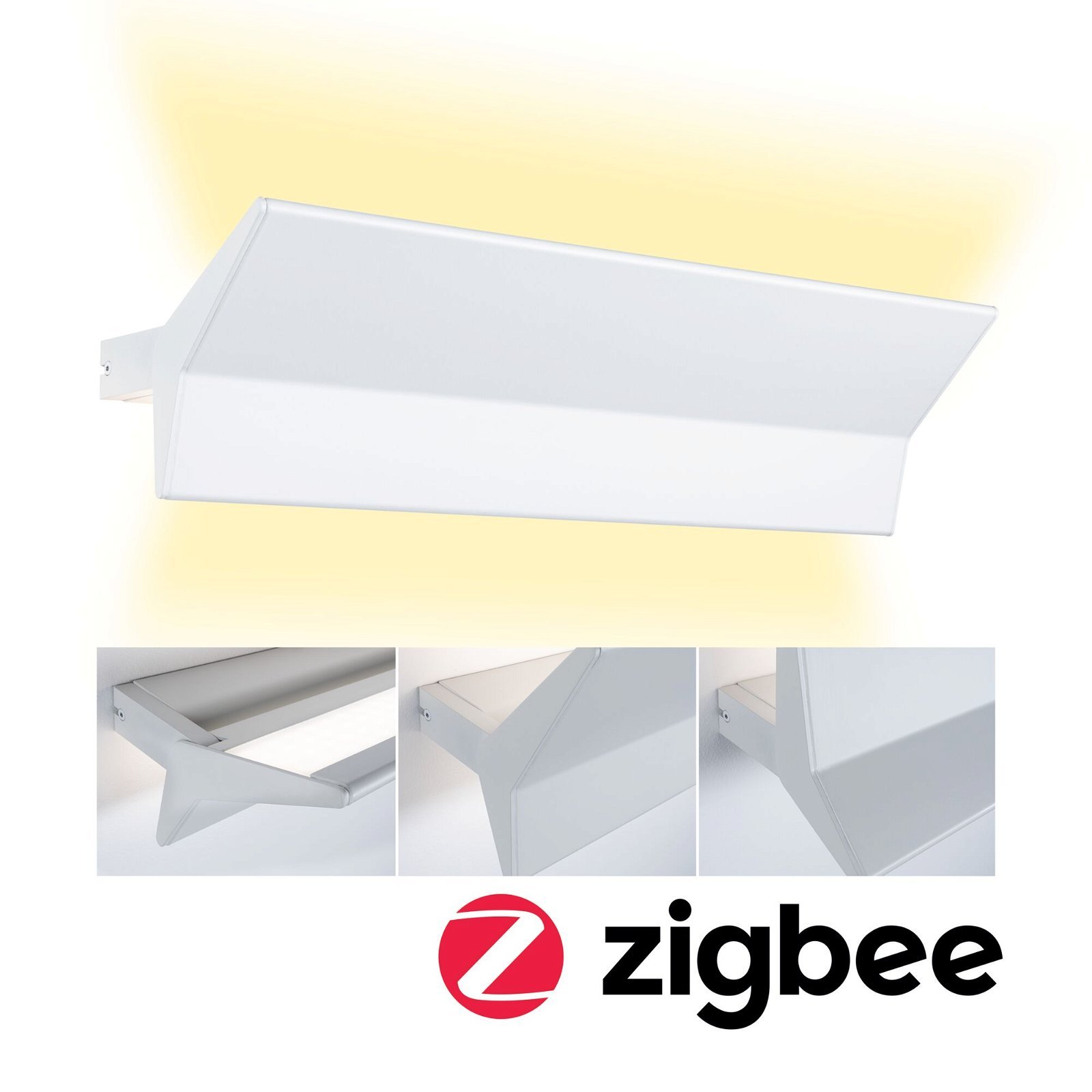 P 79512 LED nástěnné svítidlo Smart Home Zigbee Stine měnitelná bílá / 230V 13W stmívatelné bílá mat - PAULMANN