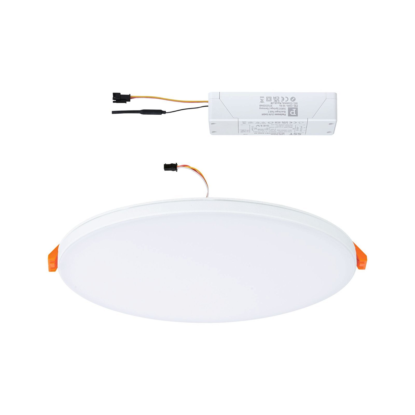 P 79957 VariFit LED vestavné svítidlo Smart Home Zigbee Veluna Edge IP44 kruhové 200mm měnitelná bílá bílá stmívatelné - PAULMANN (obrázek 16)