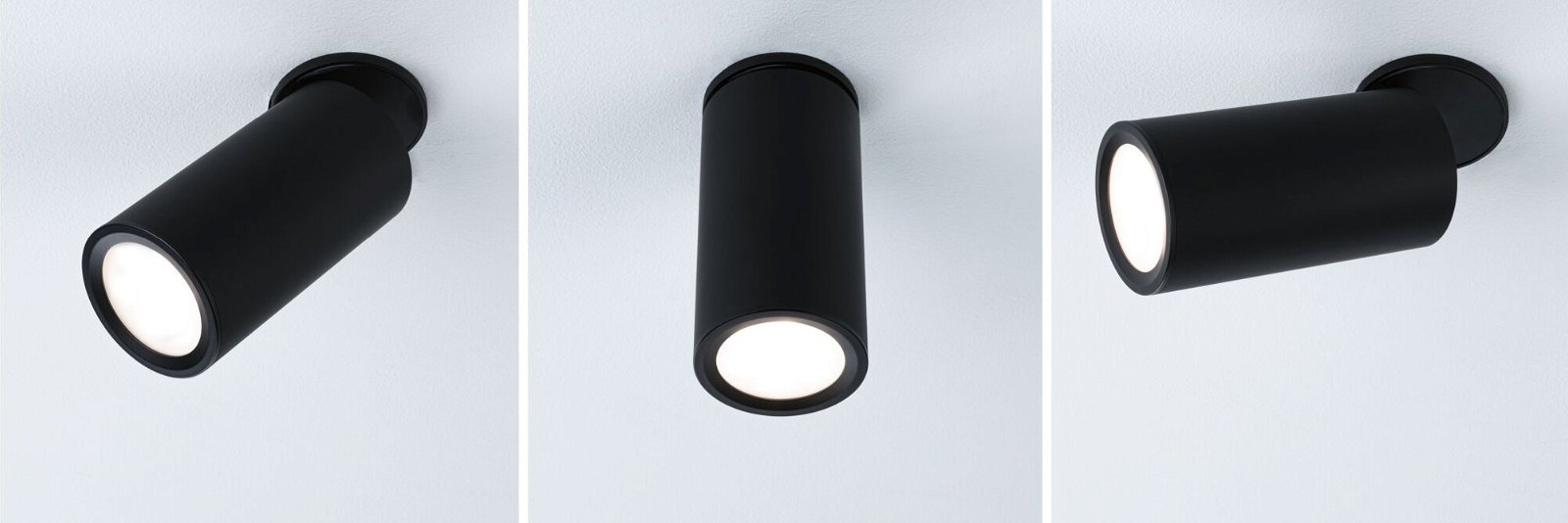 P 93088 LED vestavné svítidlo 3-krokové-stmívatelné Turnal kruhové 60mm 90° Coin 6W 230V stmívatelné 2700K černá mat - PAULMANN (obrázek 4)