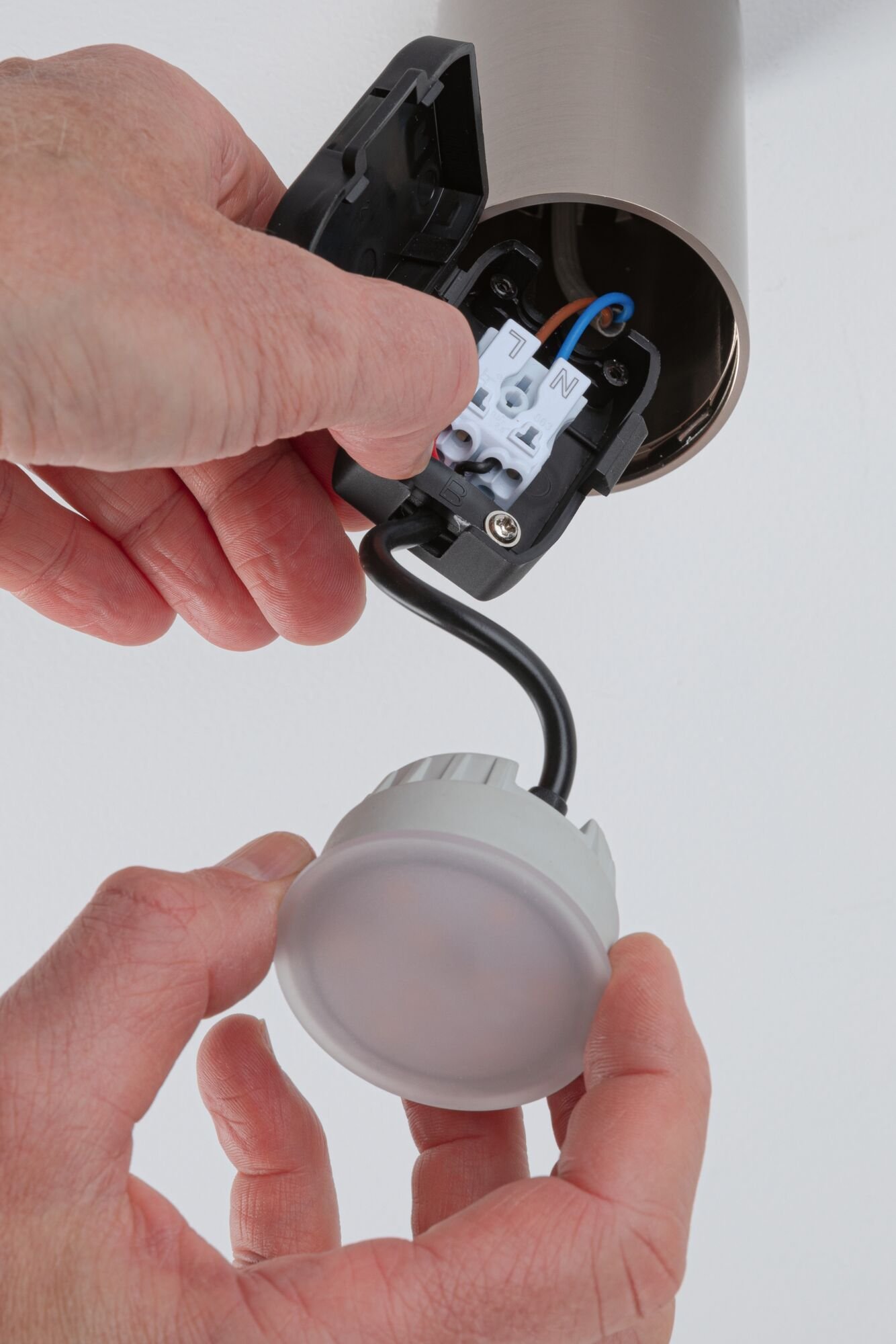P 93089 LED stropní svítidlo 3-krokové-stmívatelné Turnal Coin 2700K 230V 6W stmívatelné černá mat - PAULMANN (obrázek 12)