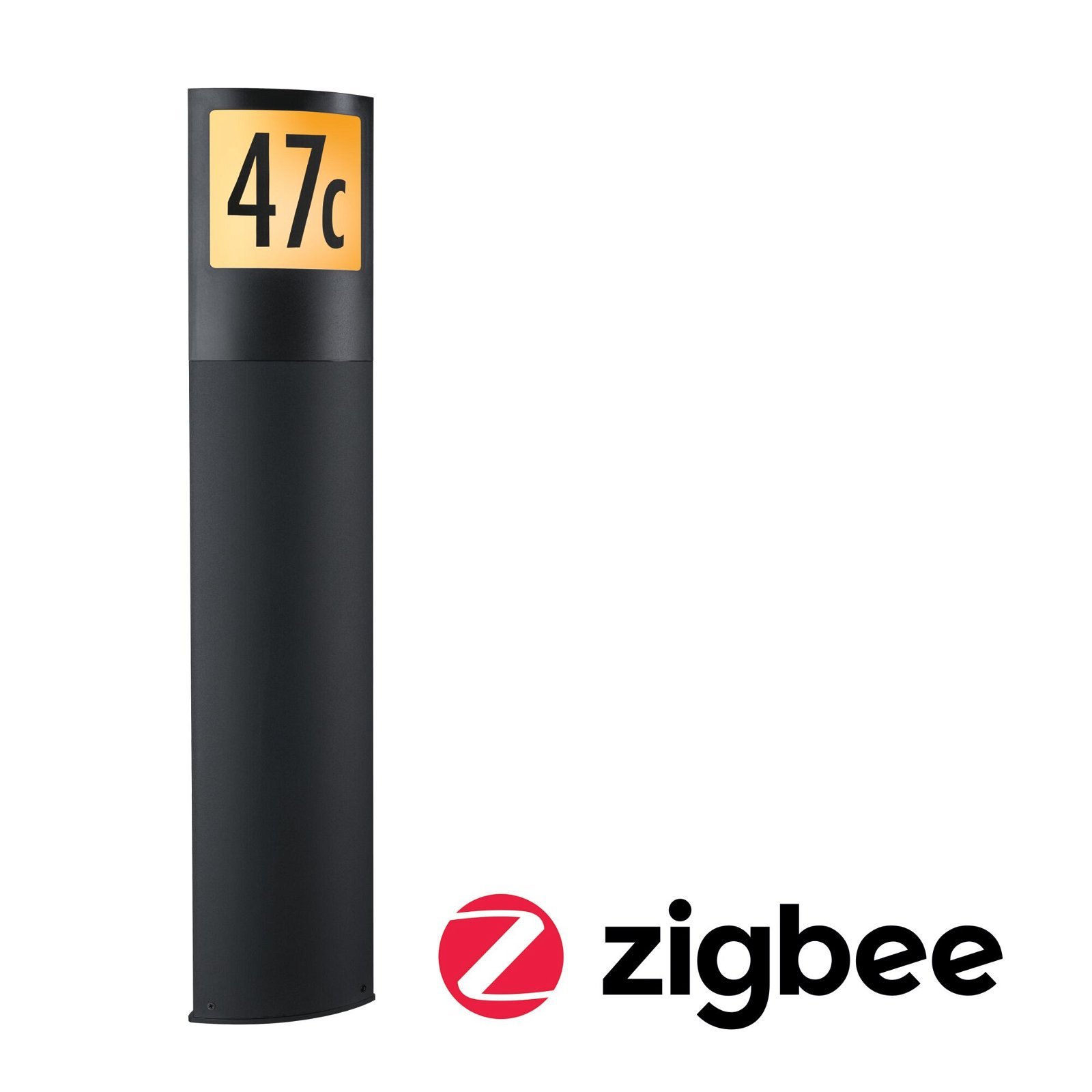 P 94515 LED stojací svítidlo Smart Home Zigbee Padea soumrakový senzor neláká hmyz IP44 847mm CCT 8,5W 230V antracit umělá hmota - PAULMANN
