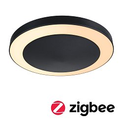 Obrázek pro produkt LED stropní svítidlo Smart Home Zigbee Circula soumrakový senzor IP44 320mm CCT 14W antracit - PAULMANN
