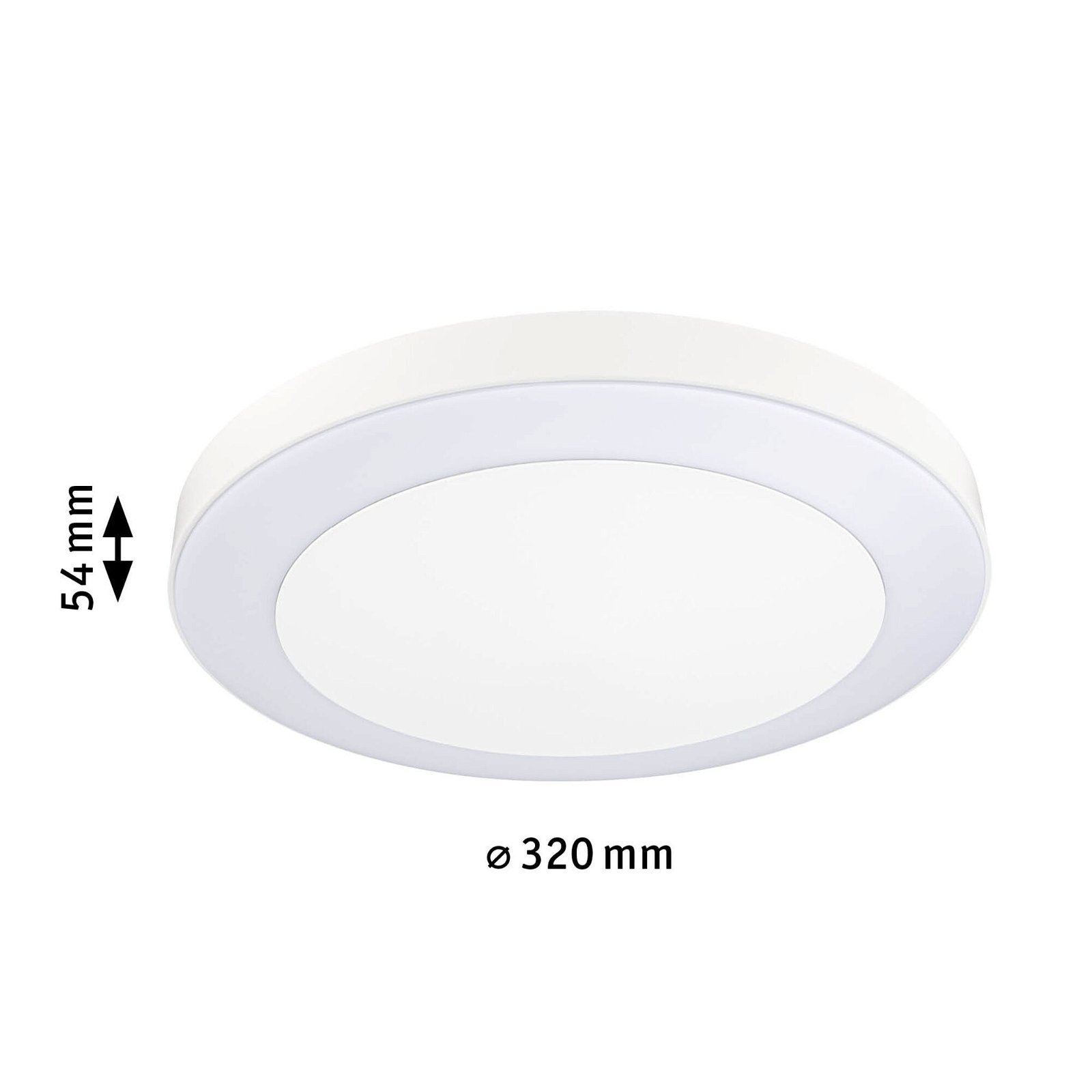 P 94527 LED stropní svítidlo Smart Home Zigbee Circula soumrakový senzor IP44 320mm CCT 14W - PAULMANN (obrázek 3)