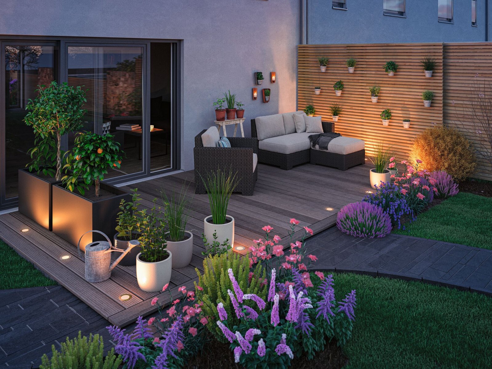 P 94588 Plug & Shine LED zemní svítidlo Smart Home Zigbee zlaté světlo spot neláká hmyz IP65 CCT 4,6W černá/ocel - PAULMANN (obrázek 6)