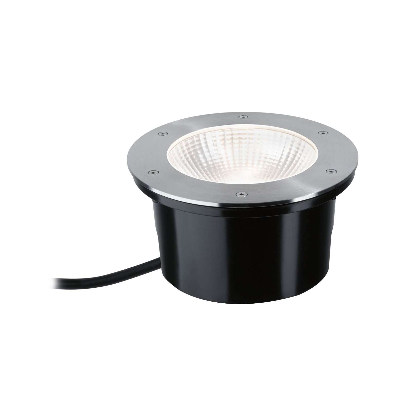 P 94655 LED zemní svítidlo Durea IP67 kruhové 213mm 3000K 12,5W 230V ocel kov - PAULMANN