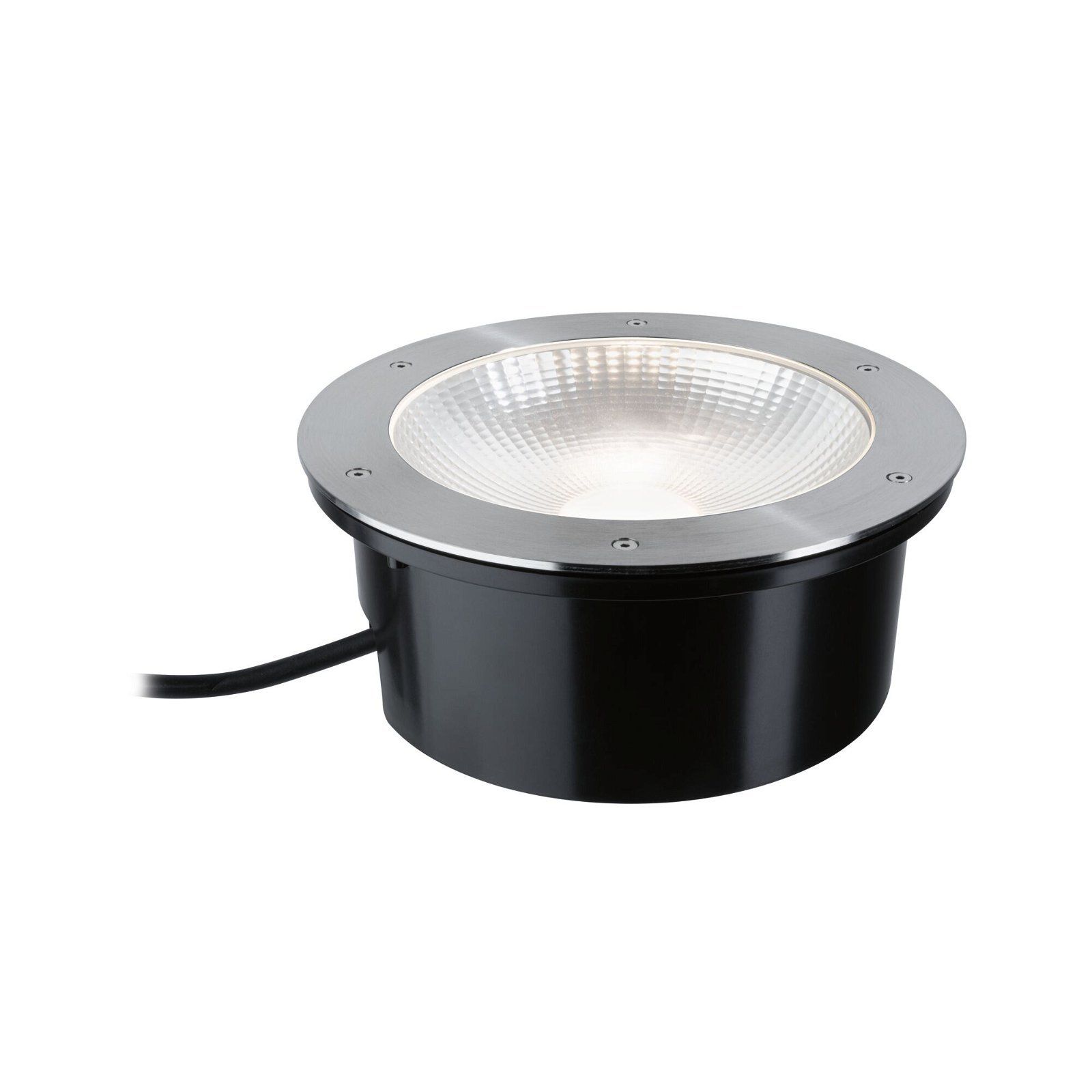 P 94656 LED zemní svítidlo Durea IP67 kruhové 273mm 3000K 15W 230V ocel kov - PAULMANN