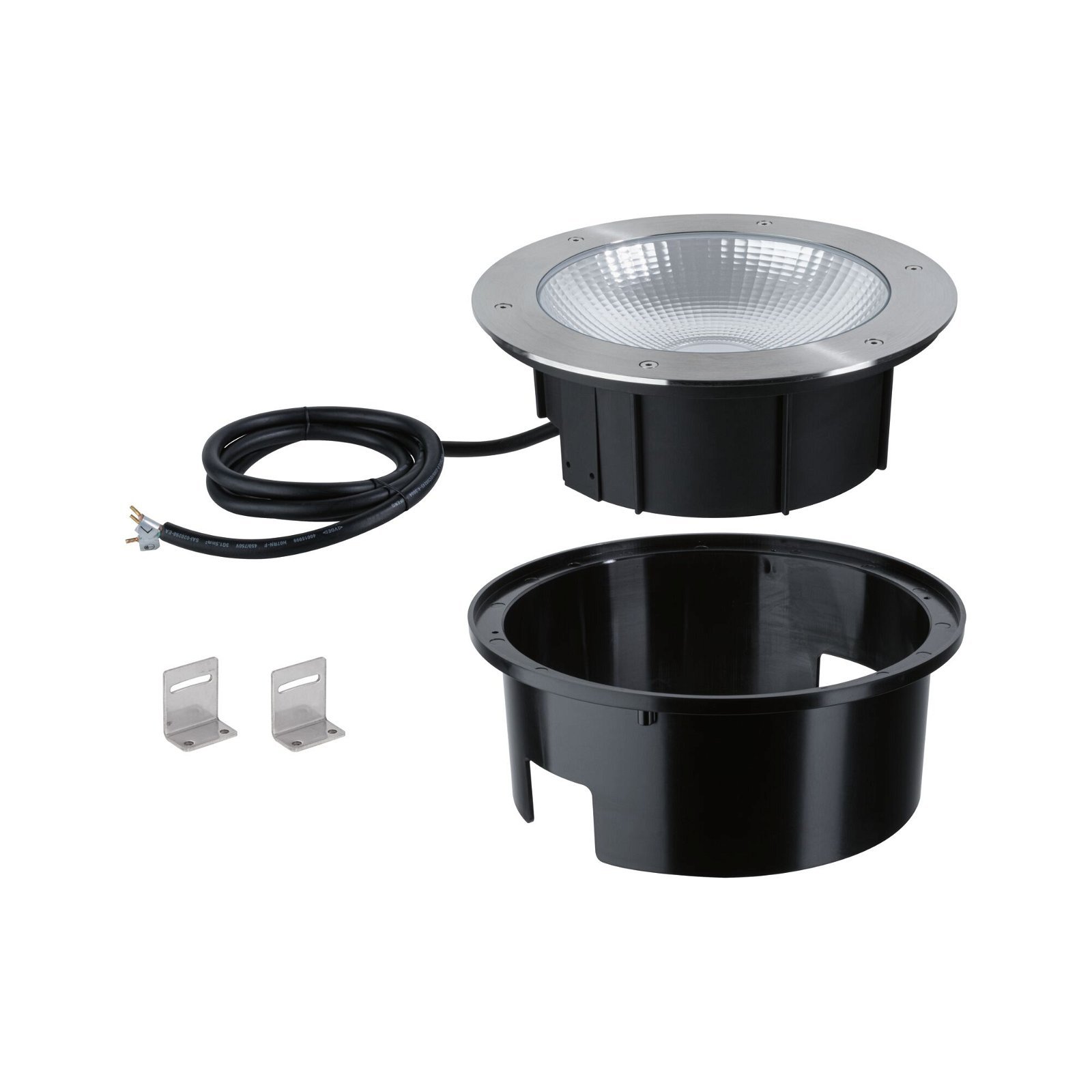 P 94656 LED zemní svítidlo Durea IP67 kruhové 273mm 3000K 15W 230V ocel kov - PAULMANN (obrázek 11)