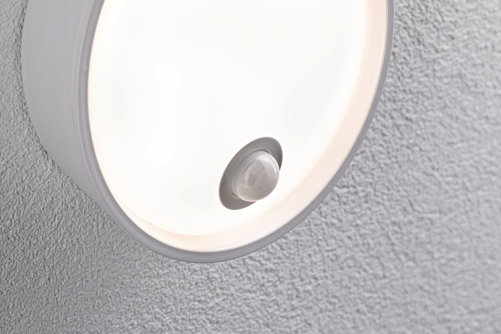 P 94699 LED venkovní nástěnné svítidlo Platomo pohybové čidlo IP44 kruhové 180mm 3000K 14,5W 230V bílá umělá hmota - PAULMANN (obrázek 6)
