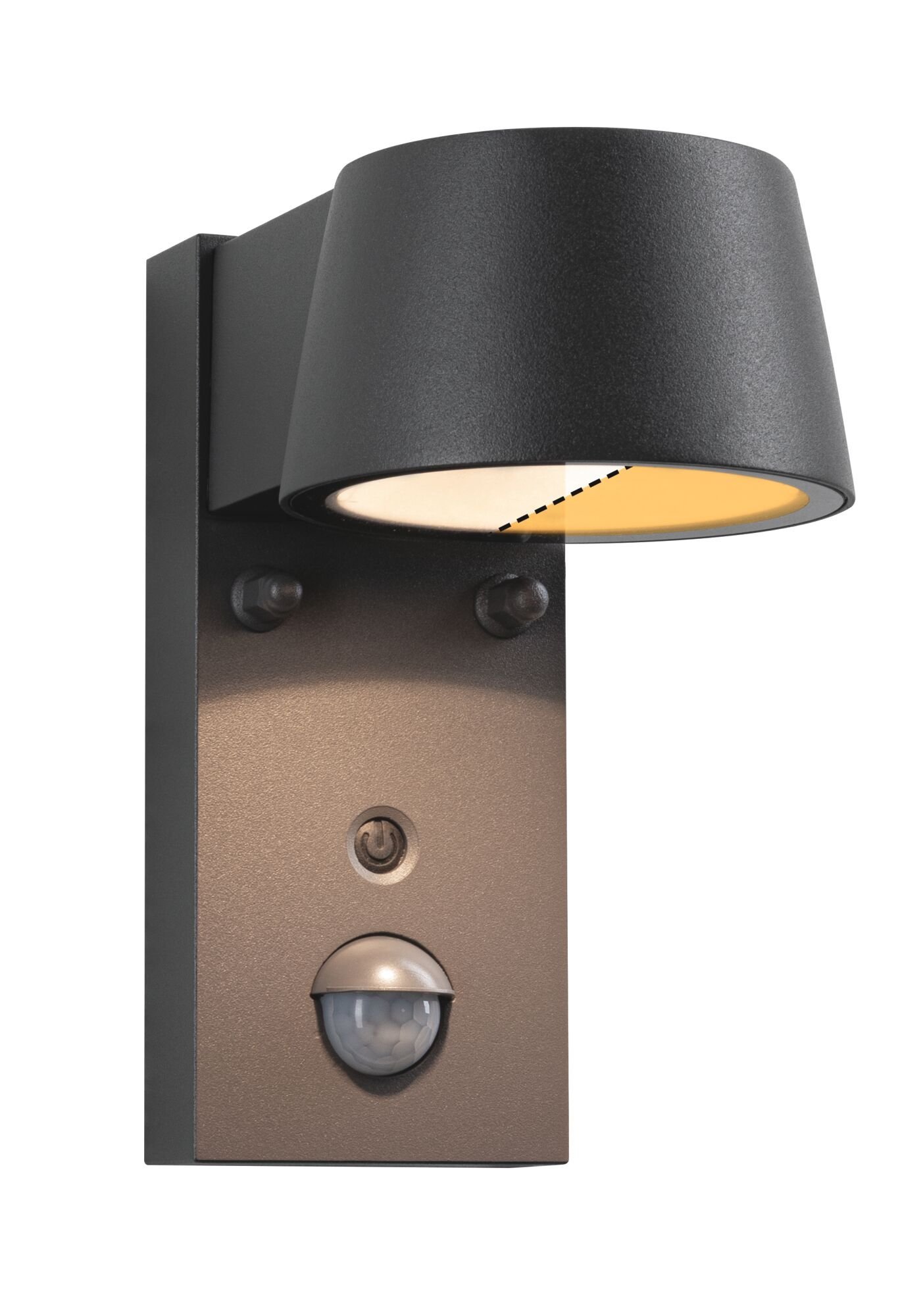 P 94714 LED venkovní nástěnné svítidlo Smart Home Zigbee Capea pohybové čidlo neláká hmyz IP44 96x153mm CCT 6W 230V 98° antracit - PAULMANN