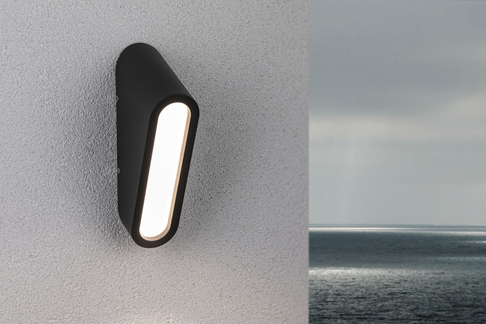 P 94733 LED venkovní nástěnné svítidlo Cliff IP44 64x116mm 3000K 9,5W 230V antracit hliník - PAULMANN (obrázek 5)