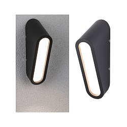 Obrázek pro produkt LED venkovní nástěnné svítidlo Cliff IP44 64x116mm 3000K 9,5W 230V antracit hliník - PAULMANN