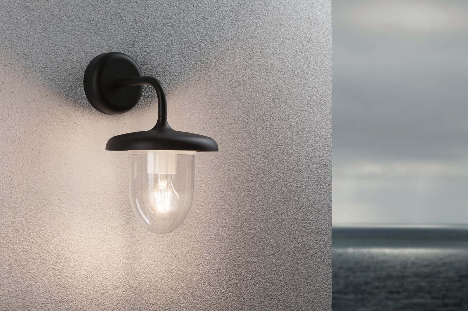 P 94757 Venkovní nástěnné svítidlo Vintario IP44 kruhové 180x250mm max. 20W 230V antracit hliník - PAULMANN (obrázek 4)
